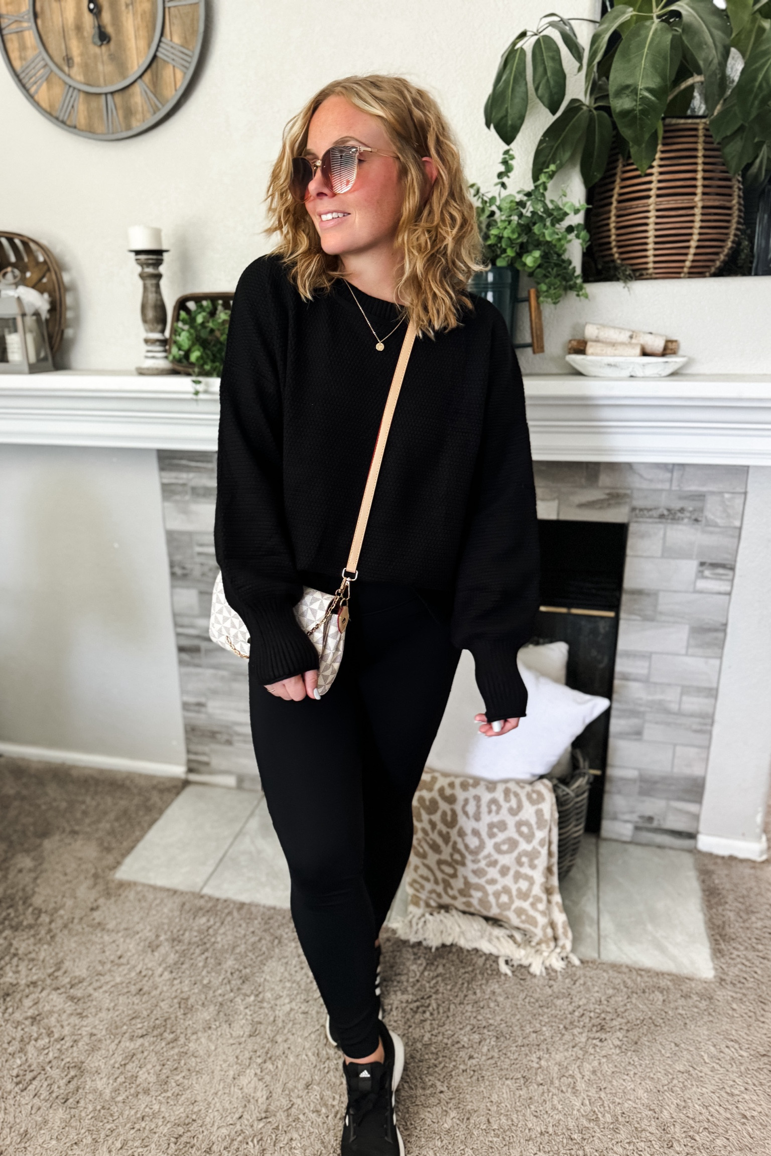 Black oversized sweater with black workout leggings, adidas sneakers, and crossbody bag. 


//Fall outfits 2024, athleisure outfit, leggings outfit, fall fashion finds, fall favorites amazon,petite amazon fashion, casual mom outfit ideas, fall outfit amazon, amazon outfit ideas, casual outfit ideas, outfit inspo, casual fashion, amazon fall fashion, amazon casual outfit fall, cute casual outfit, outfit ideas fall, amazon shoes, amazon bag, purse, size 4-6, casual fall outfits, casual outfit ideas everyday, fall tops, fall fashion, fall bags, autumn outfit, #falloutfit 


#LTKFindsUnder50 #LTKStyleTip #LTKItBag