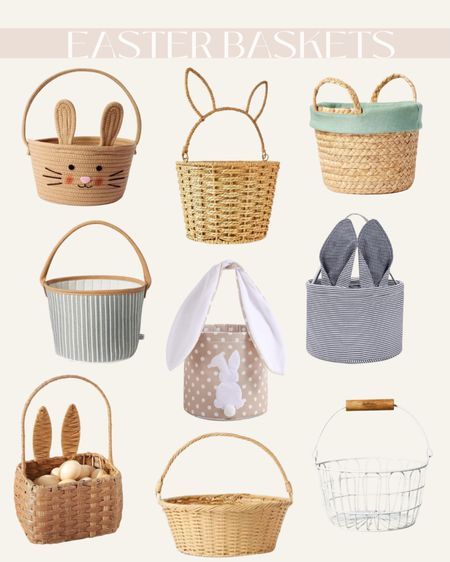 Cute Easter baskets 🤍