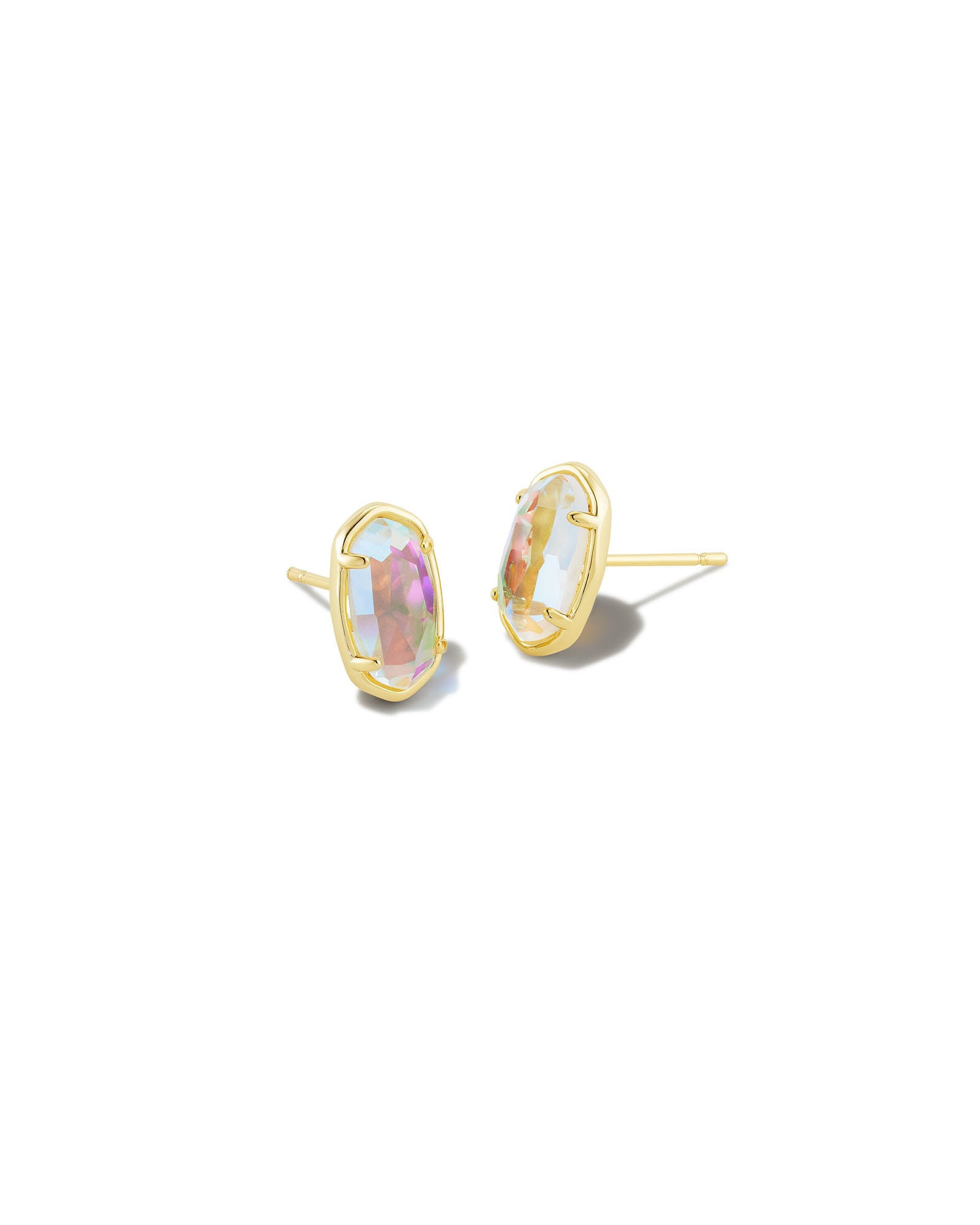 Kendra Scott Grayson Gold Stud Earrings in | Dichroic Glass | Kendra Scott