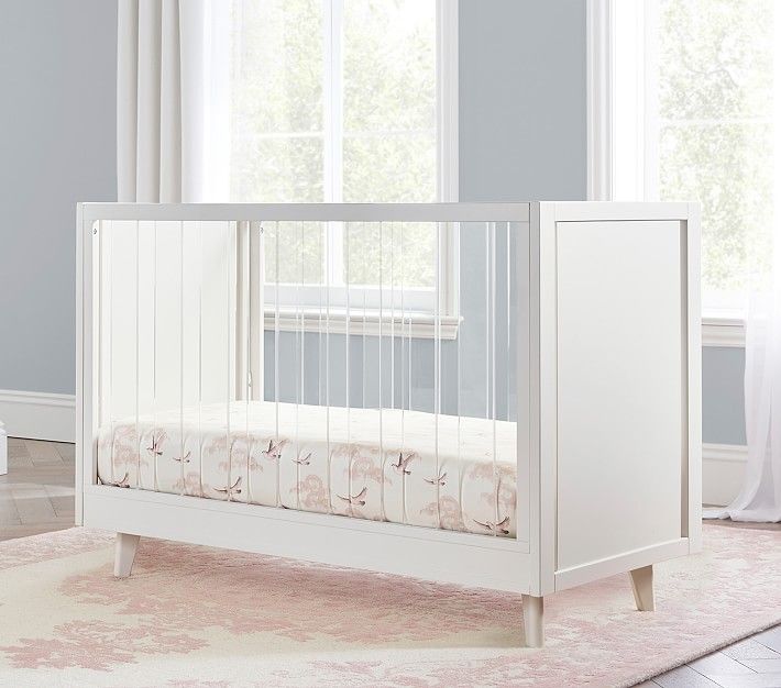 Sloan Acrylic Convertible Crib | Pottery Barn Kids