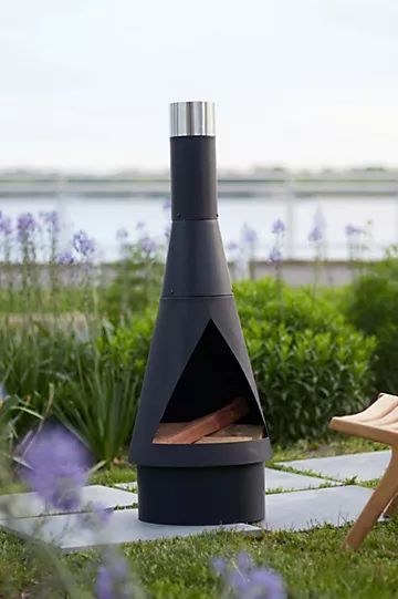 Angled Obelisk Chiminea | Anthropologie (US)