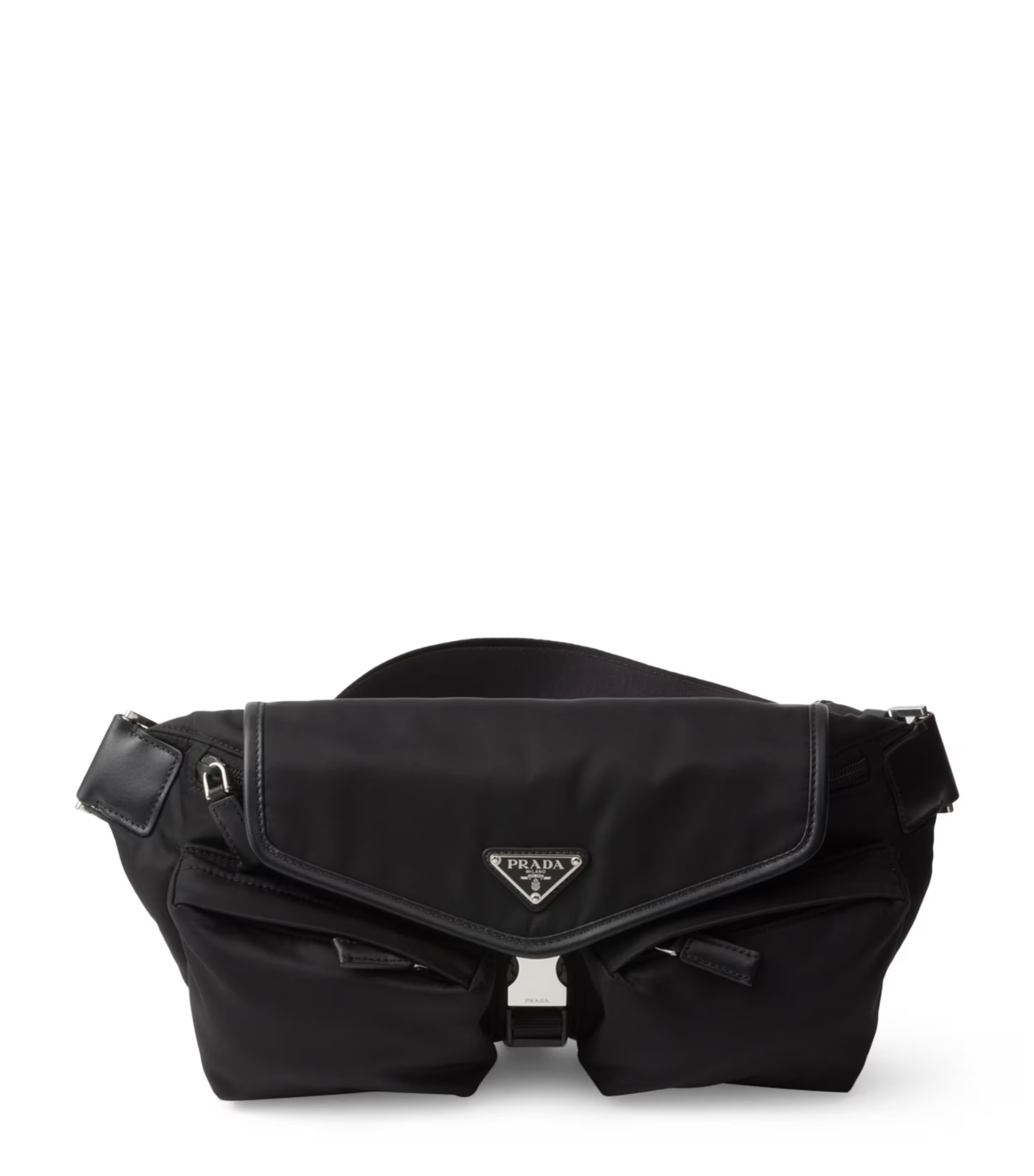 Prada Small Re-Nylon and Calf Leather Belt Bag | Harrods