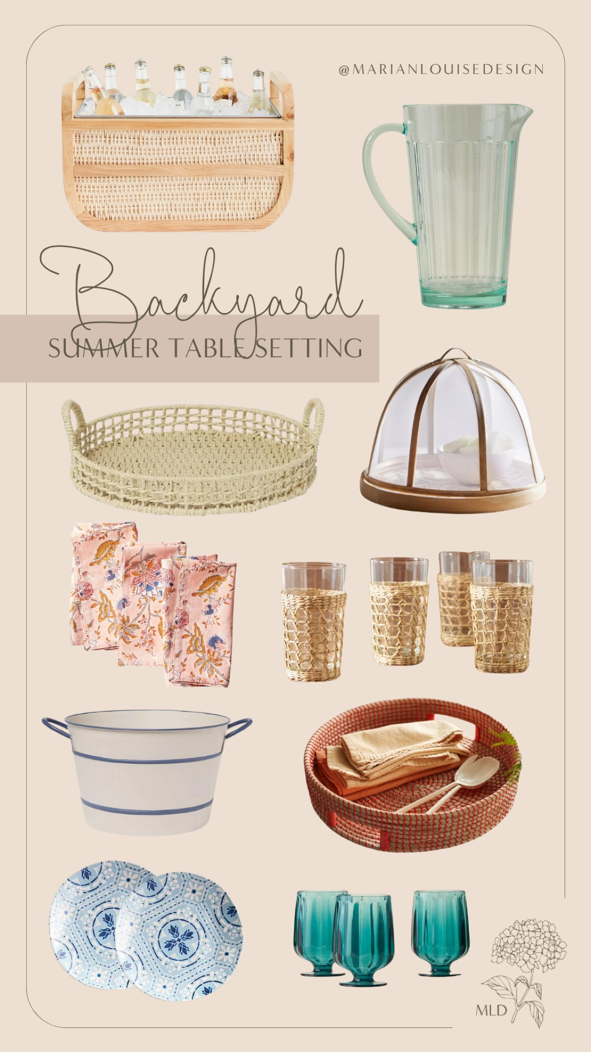 Backyard Summer Table Setting. Patio Dining Table Essentials. Outdoor Dining Necessities. Anthropologie. Target. Crate & Barrel. ☀️

#LTKSeasonal #LTKfamily #LTKhome
