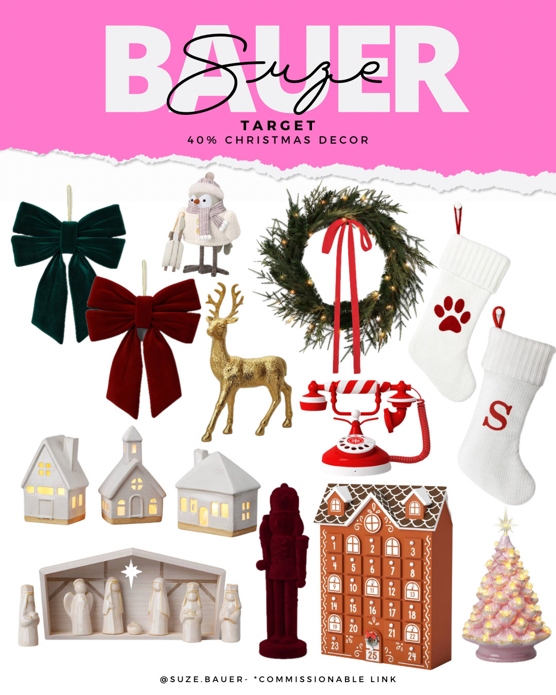 Target — 40% off Christmas decor!

Home, holiday, Christmas decor, target decor

#LTKSeasonal #LTKHoliday #LTKHome