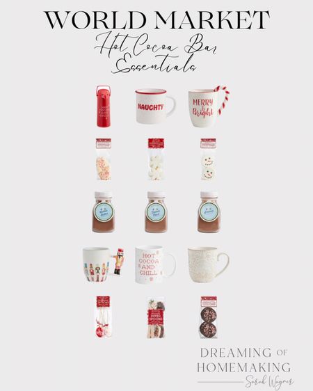 Hot cocoa bar essentials 


#LTKHoliday #LTKhome #LTKSeasonal