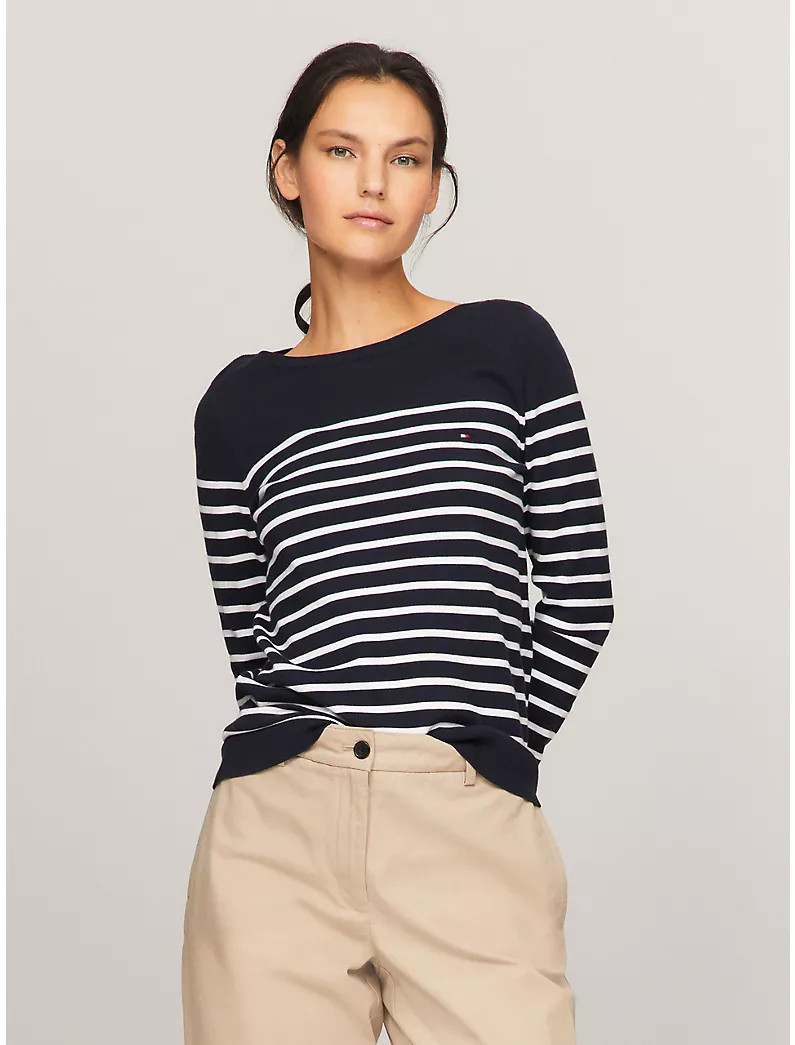 Stripe Boatneck Sweater | Tommy Hilfiger (US)