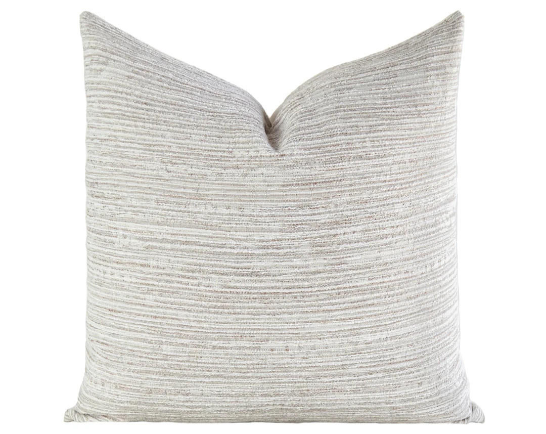 Chenille Pillow Cover Textured Pillow Covers 20x20 Cream - Etsy | Etsy (US)