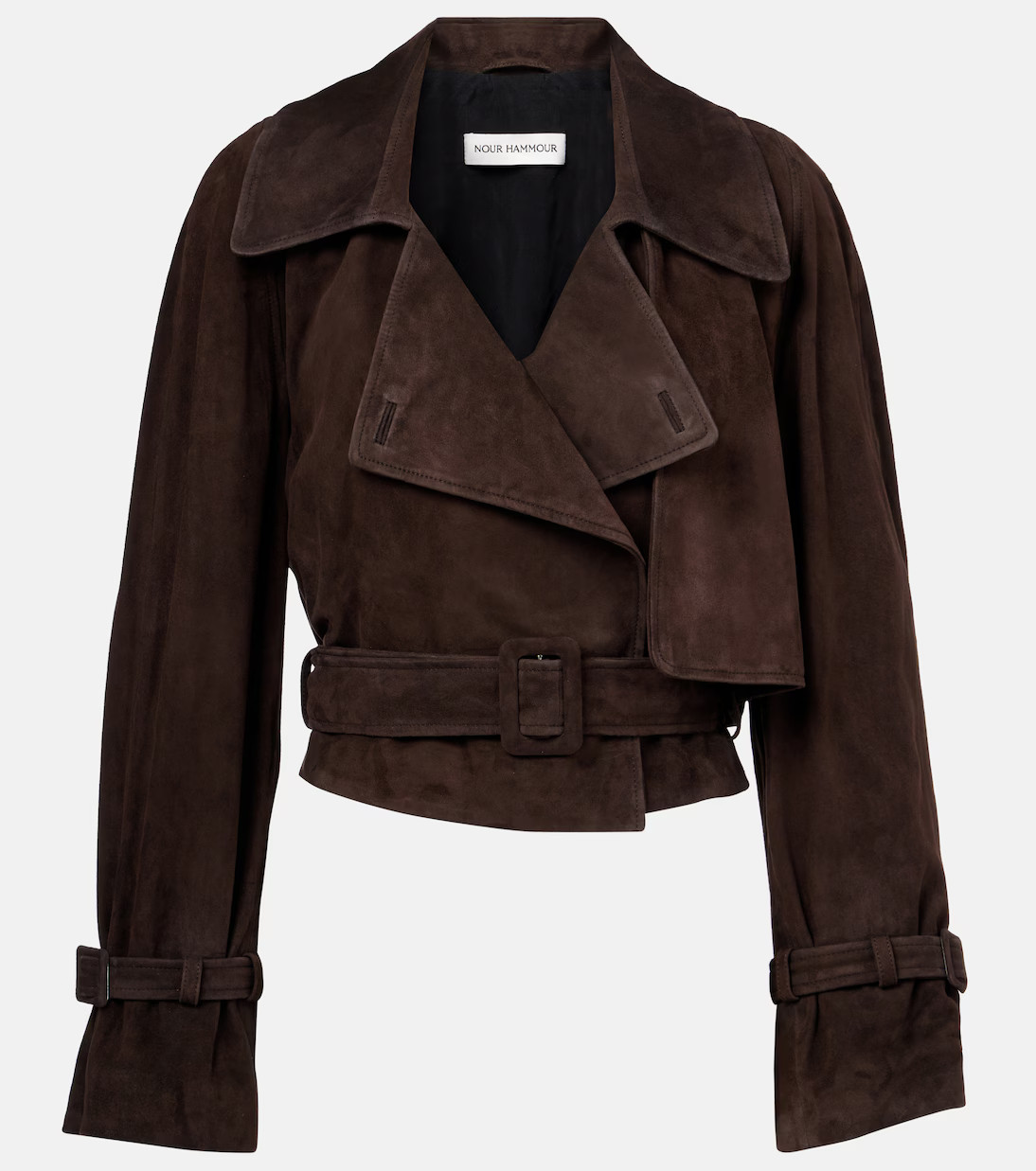 Hatti cropped suede jacket | Mytheresa (US/CA)