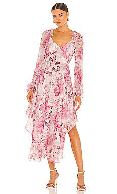 SAU LEE Georgia Dress in Pink from Revolve.com | Revolve Clothing (Global)