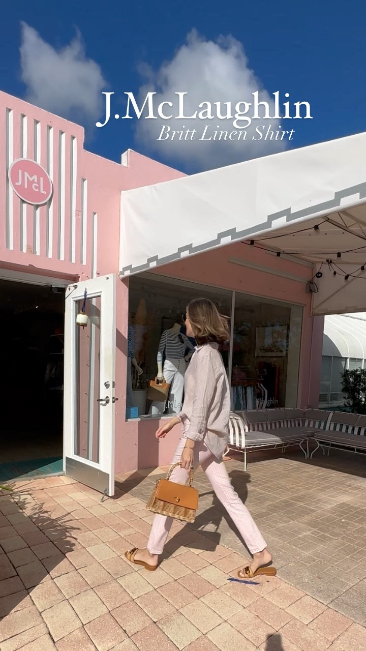 J.McLaughlin Britt Linen shirt in 7 colors ways! I wear the XS.

#LTKFind #LTKstyletip #LTKSeasonal