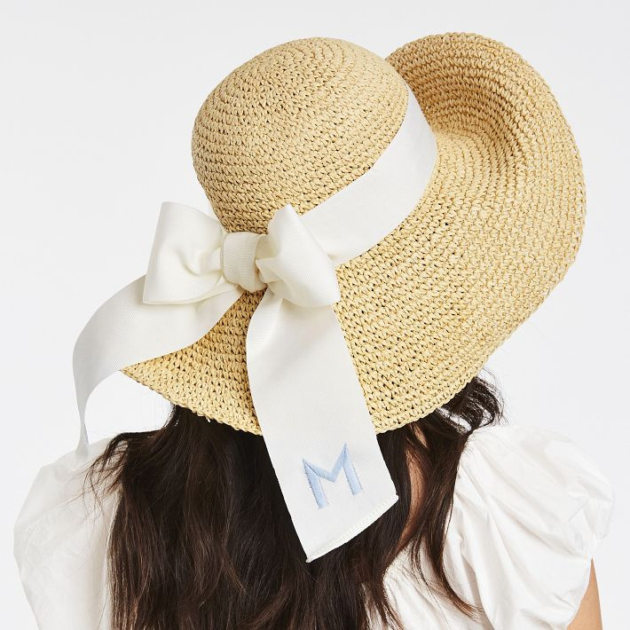 Ribbon Bow Straw Hat | Mark and Graham