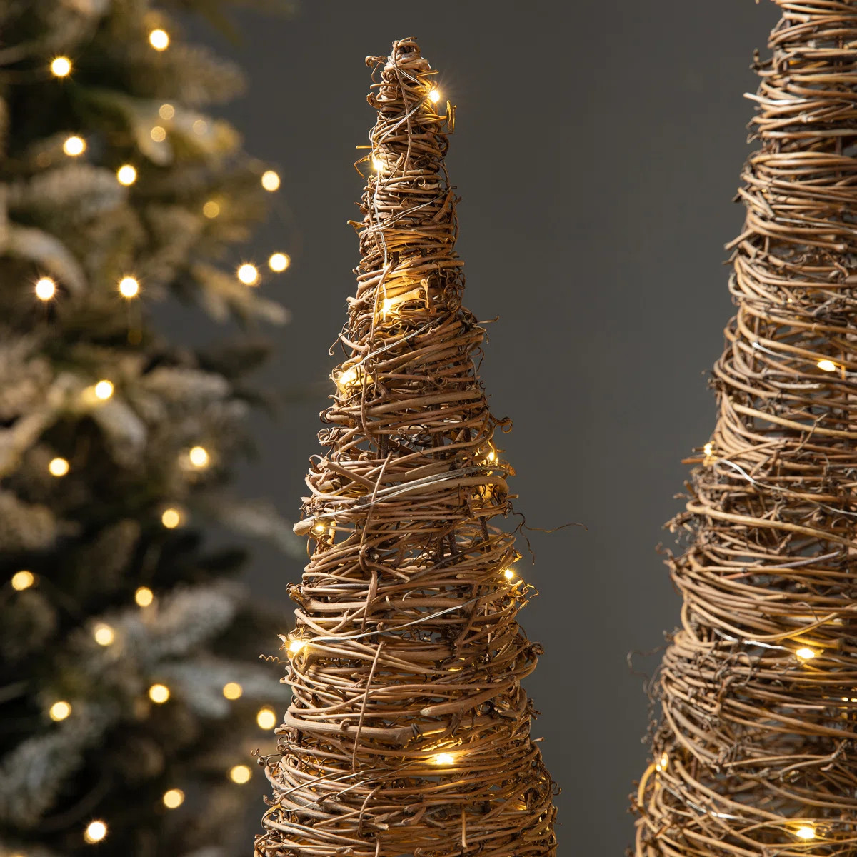 The Holiday Aisle® Christmas Rattan Table Tree Decor & Reviews | Wayfair | Wayfair North America