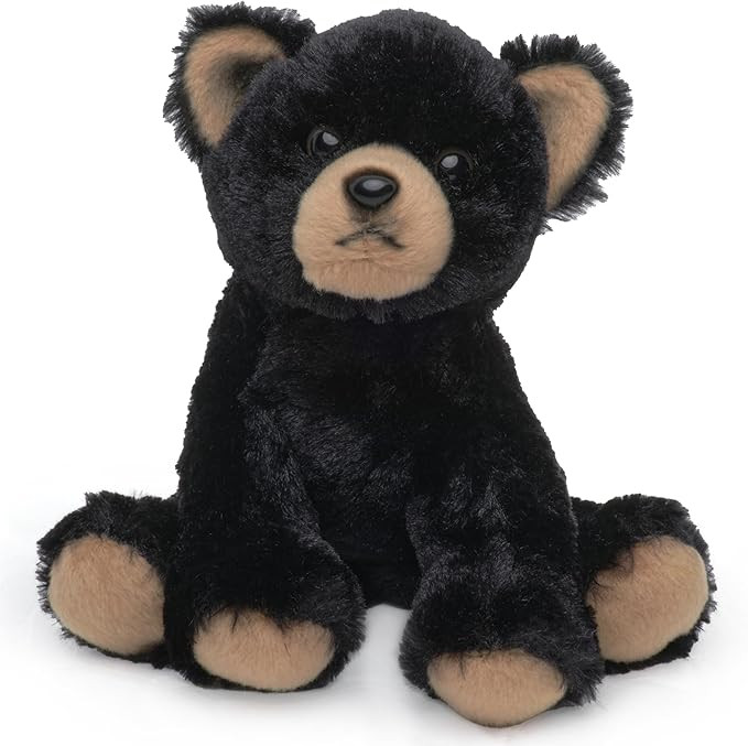 Bearington Lil' Huck Small Plush Stuffed Animal Black Bear, 7 Inches | Amazon (US)