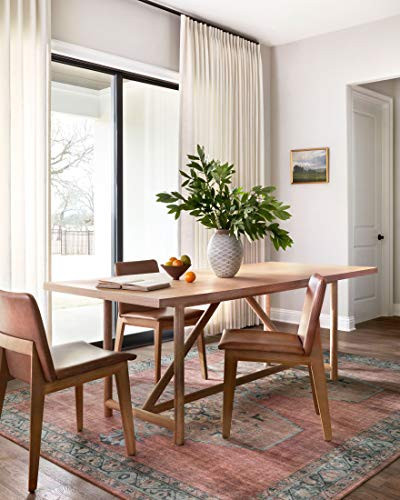 Loloi II Heidi Collection HEI-05 Spice/Aqua 5'-0" x 7'-6" Area Rug | Amazon (US)