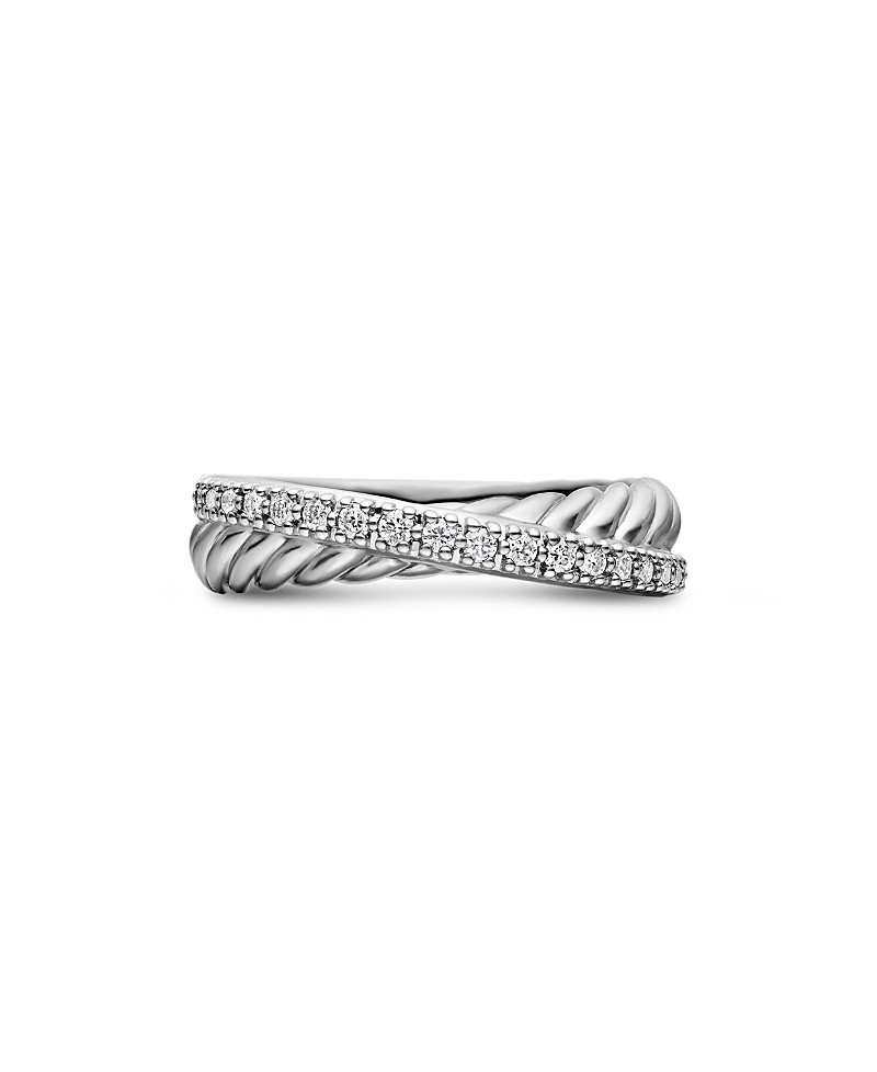 David Yurman Crossover Ring with Diamonds | Bloomingdale's (US)