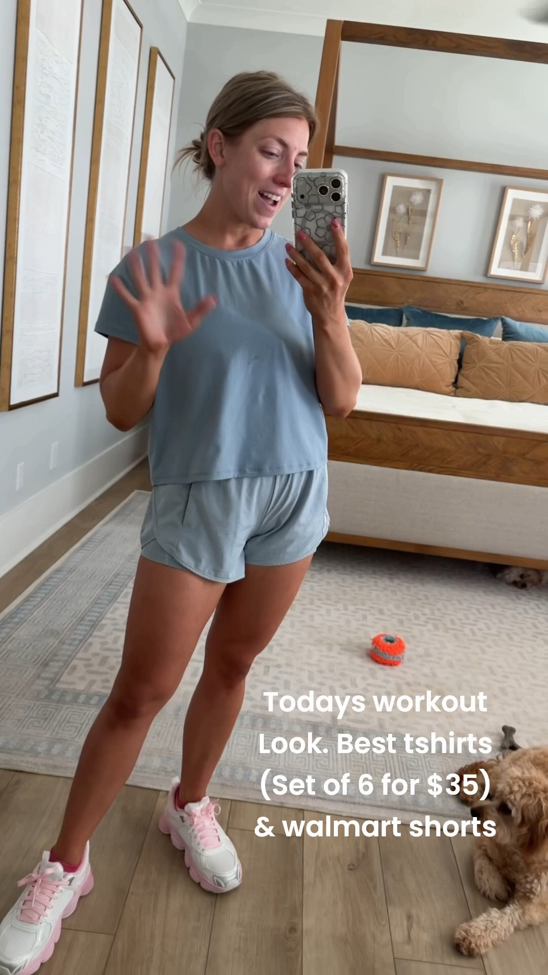 The workout outfit I throw on over and over again! 💙 These Walmart athletic shorts are hands-down some of my favorites—and they’re under $20! They’re lightweight, comfortable, flattering, and perfect for workouts, walks, errands, or just everyday mom life.

I paired them with one of my favorite athletic tees that comes in a pack of 6 for just $35. I literally throw these shirts on with everything because they’re so soft, easy to wear, and such an amazing value.

Affordable activewear that actually holds up? Yes, please! 🙌

#walmartfashion #walmartfinds #walmartstyle #walmartactivewear #workoutoutfit #athleisure #activewear #walkingoutfit #gymstyle #momstyle #everydaystyle #casualoutfit #summerstyle #fitnessfashion #affordablefashion #walmartdeals #walmartnewarrivals #athleticwear #outfitinspiration #budgetfashion

#LTKootd #LTKPetite #LTKActive
