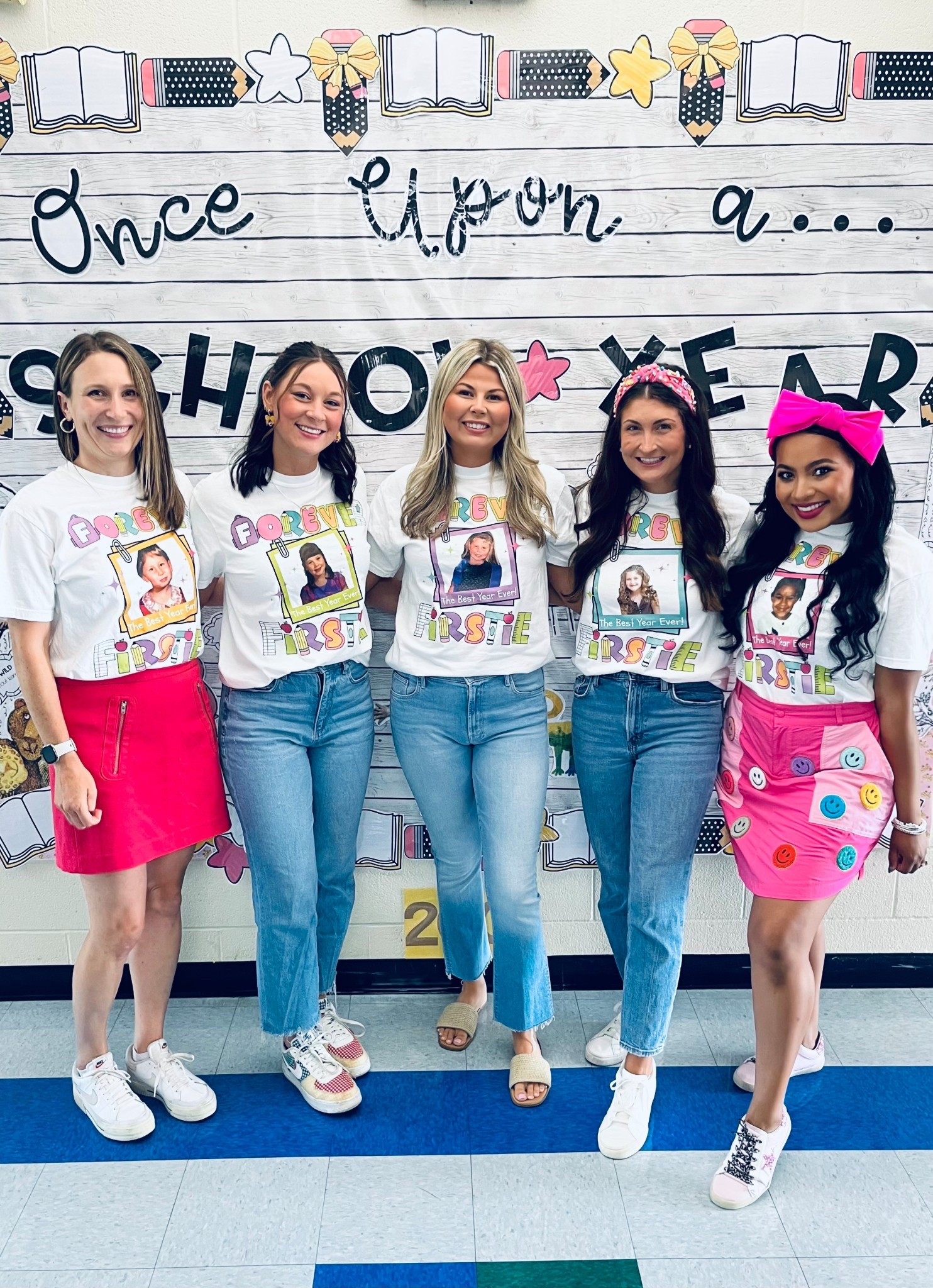 BACK to SCHOOL ✏️💖

First Day of FIRST with DIY skirt linking the deets here so easy to do and wear 

#LTKTeacher 