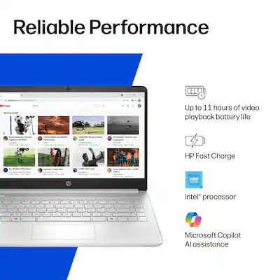 HP - 14" Laptop - Intel N150 Processor - 4GB Memory - 128GB UFS - Natural Silver | Best Buy U.S.