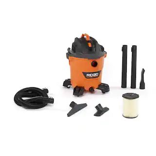 RIDGID 12 Gal. 5.0-Peak HP NXT Wet/Dry Shop Vacuum with Filter, Hose and Accessories HD1200 - The... | The Home Depot