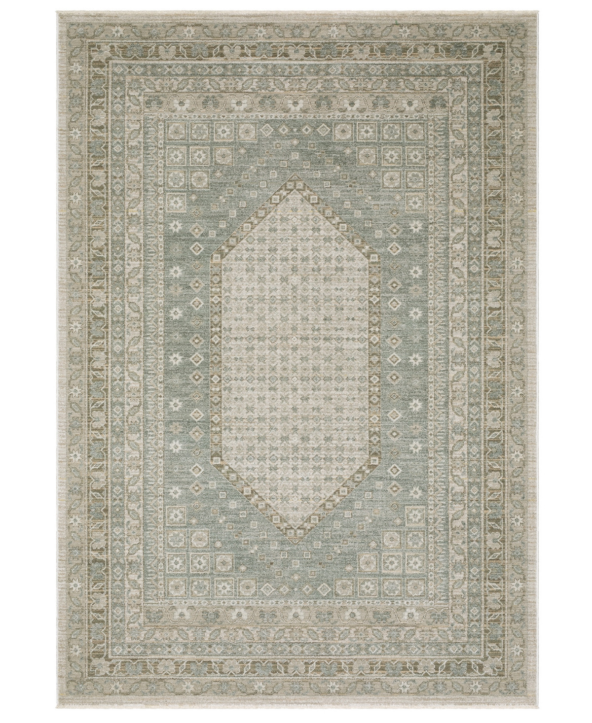 Oriental Weavers Keaton KEA08 9'10"x12'10" Area Rug - Beige | Macy's