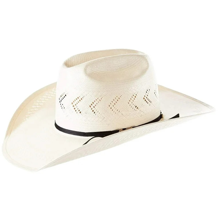 American Hat Company® Shantung Cowboy Straw Hat JC4210-BLK | Walmart (US)
