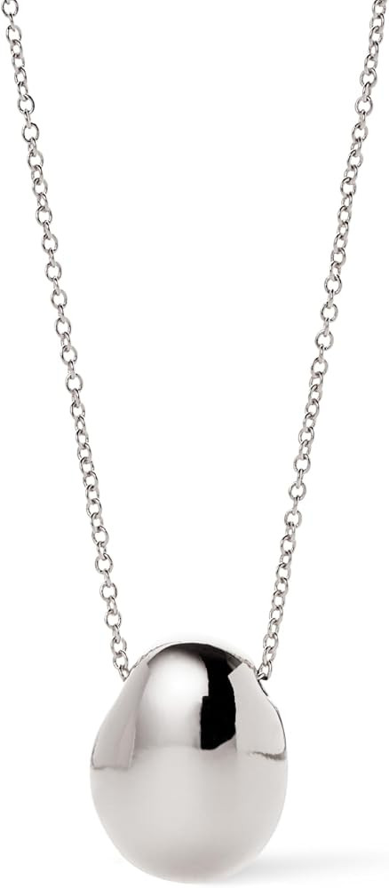 Ana Luisa Pebble Pendant Necklace for Women - 14K Gold Plated and Silver Rhodium Plated Trendy Te... | Amazon (US)