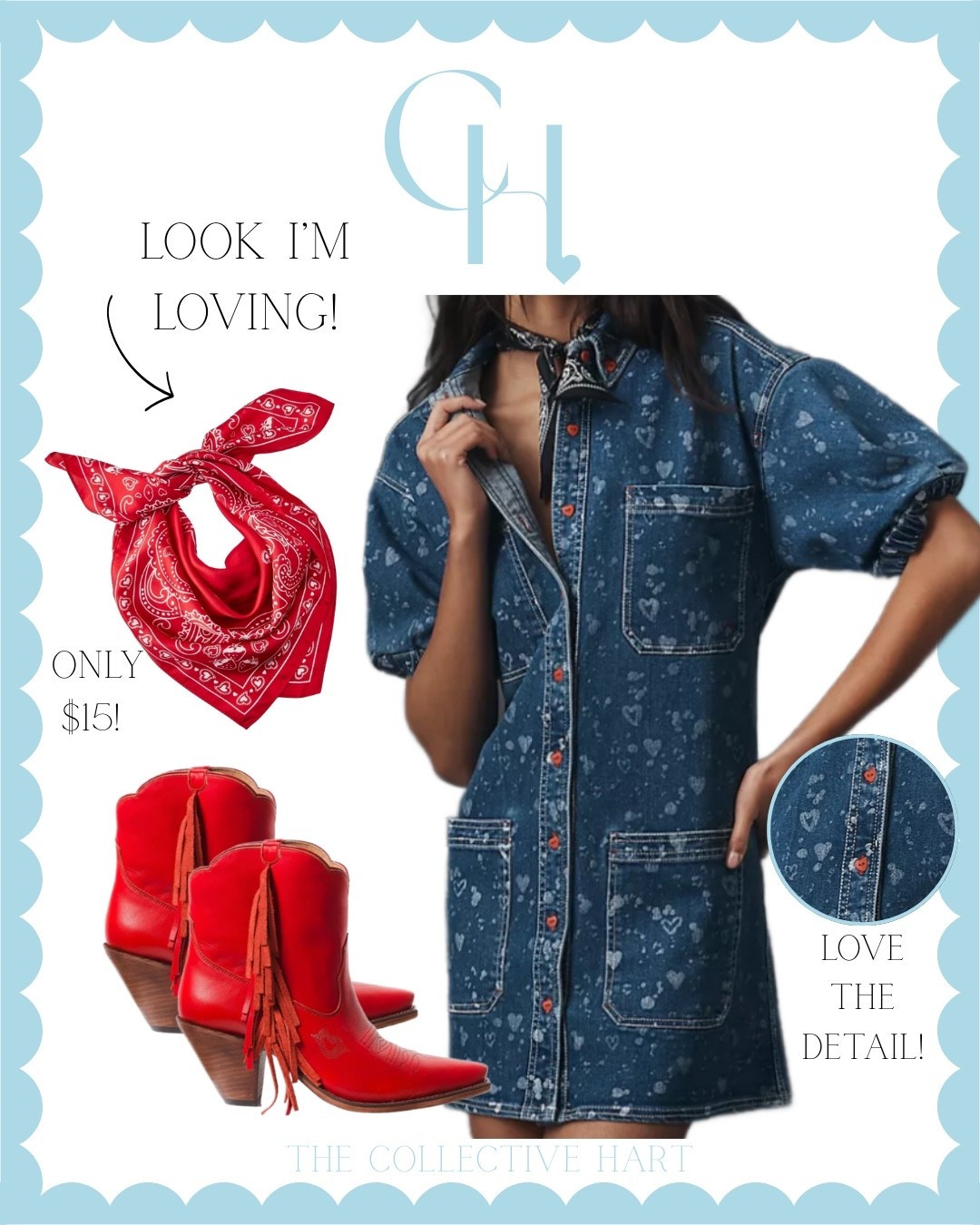 Love this entire look! Perfect for Valentine's Day & every day after!