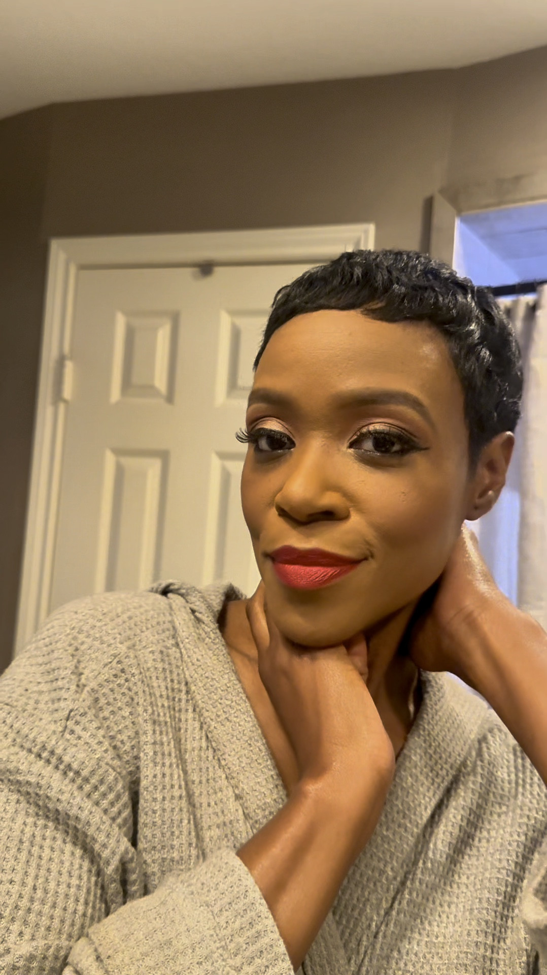 The perfect makeup look and tips for styling the perfect pixie haircut! #PixieHaircut #Makeup

#LTKFindsUnder100 #LTKBeauty #LTKStyleTip