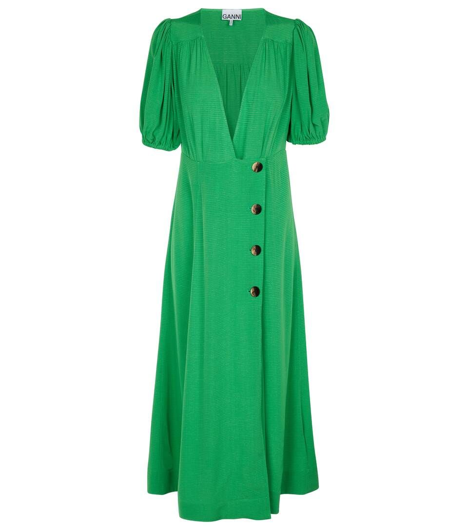 Puff sleeve midi dress | Mytheresa (DACH)