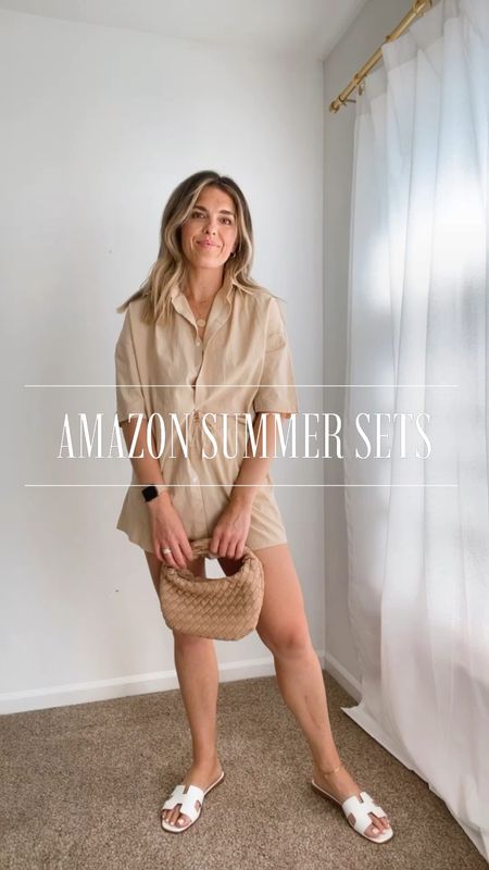 Obsessed with sets for summer and these are all so good! Amazon finds. Pants set. shorts set. button down. casual chic. summer sets. Spring style. Summer style. Amazon fashion. Vacation outfit. Travel style. Warm weather. Neutral outfits.

#summerstyle #casualchic #summersets #neutralstyle #amazonfashion #LTKunder50 #LTKfind

#LTKstyletip #LTKtravel #LTKfindsunder50