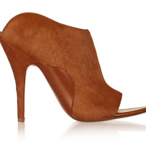 Alexander Wang Maria Mules Calf Hair Leather Heels | Poshmark