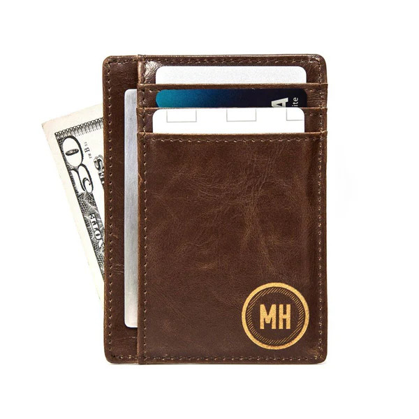 Front Pocket Wallet: Circle | Swanky Badger
