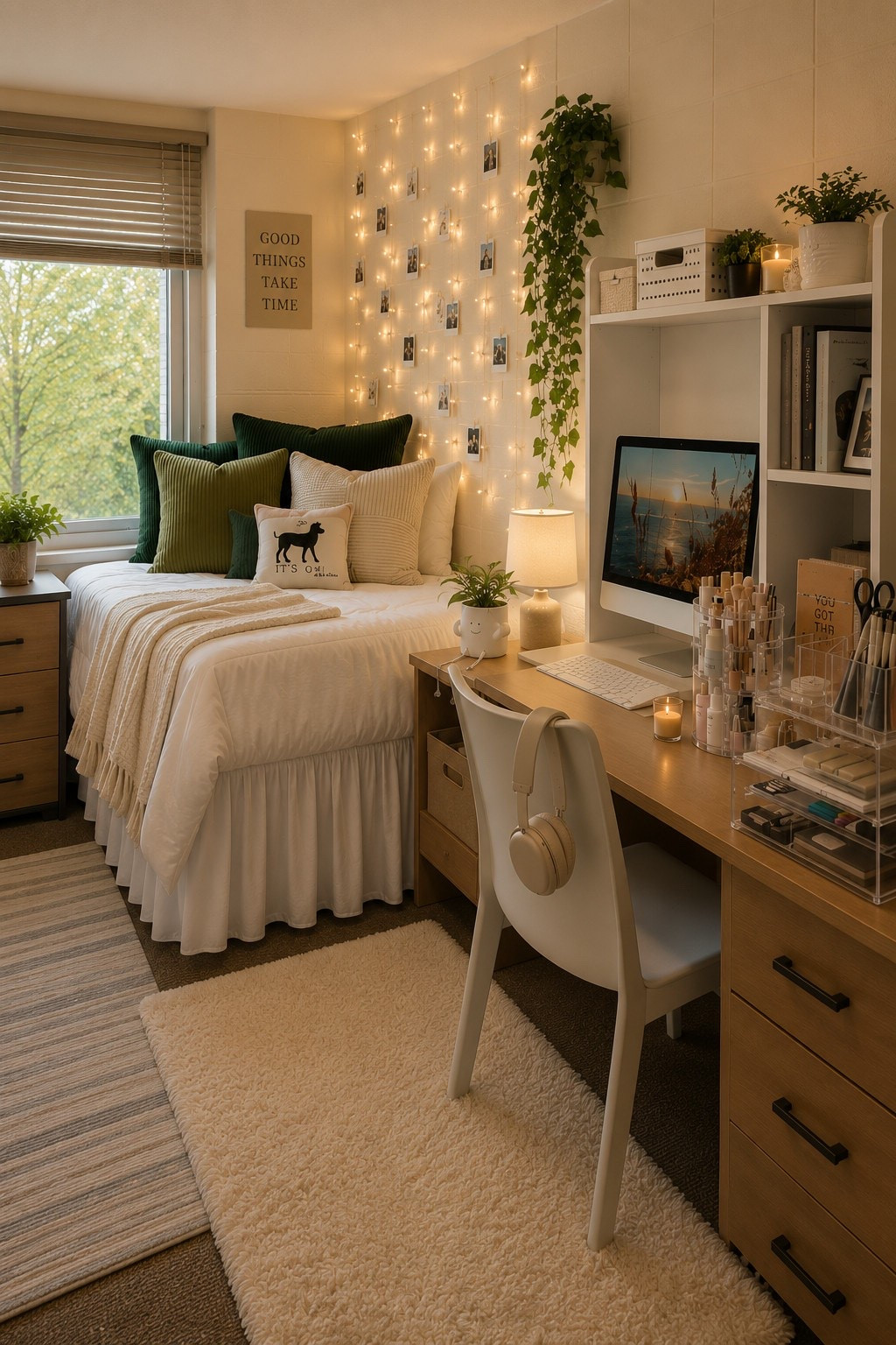 ✨ Cozy Dorm Room Decor Ideas | Aesthetic College Dorm Inspiration with Neutral Bedding, Desk Setup & Cute Organization

Transform your dorm into a cozy, aesthetic retreat with these dorm room decor ideas. Create the ultimate college dorm setup with neutral bedding, corduroy throw pillows, fairy lights, a desk organization station, acrylic organizers, a hanging moon succulent planter, cute desk accessories, and cozy study spaces. Perfect for freshman dorms, small dorm rooms, apartment bedrooms, and college girls who love neutral, clean, Pinterest-inspired decor. Save this dorm room inspiration for your back-to-school shopping list and create a functional, beautiful space you'll love all semester long.

dorm room decor, dorm room ideas, aesthetic dorm room, cozy dorm room, college dorm inspiration, college room ideas, dorm room organization, dorm essentials, dorm room makeover, dorm room aesthetic, dorm decor ideas, small dorm room ideas, neutral dorm room, college apartment decor, freshman dorm room, dorm desk setup, dorm bedding ideas, cute dorm room decor, back to school decor, college bedroom ideas


#DormRoomDecor #DormRoomIdeas #CozyDormRoom #AestheticDormRoom #CollegeDorm #CollegeDormDecor #CollegeRoomIdeas #DormInspiration #DormRoomMakeover #DormRoomAesthetic #DormEssentials #BackToSchool #CollegeApartment #DormLife #CollegeLife #NeutralDecor #NeutralDorm #DormOrganization #StudySpace #DeskSetup #CollegeGirl #FreshmanYear #DormShopping #CollegeBedroom #SmallSpaceDecor #RoomInspo #CozyBedroom #AestheticRoom #PinterestHomeDecor #DormGoals