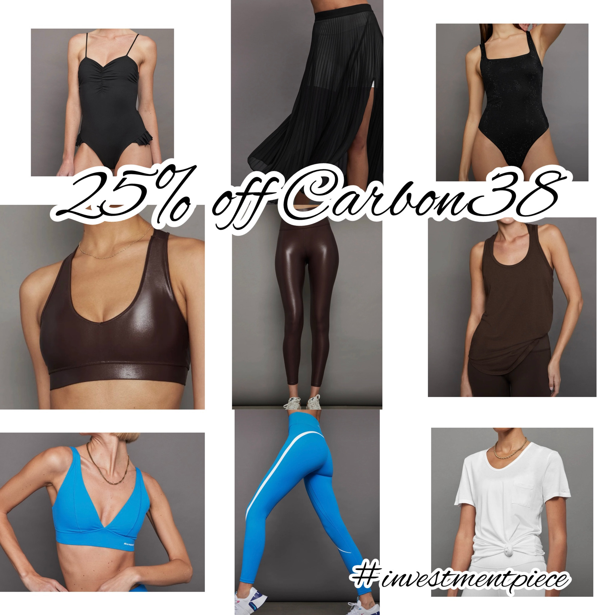 From legging sets to swim and more - get an extra 25% off select styles @carbon38 with code SUNSHINE #investmentpiece 

#LTKSwim #LTKFitness #LTKSummerSales