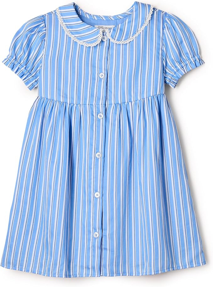Amazon Essentials x Sofia Grainge Toddlers and Baby Girls' Cotton Sateen Dress with Collar | Amazon (US)