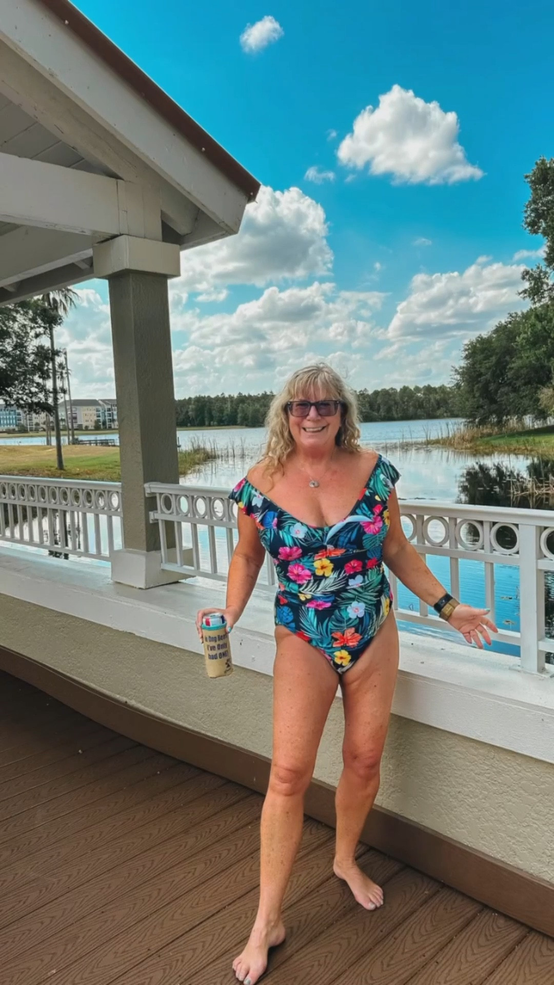 Over 60 who cares, wear the suit that you love. Enjoying some sunshine and rays for the next 10 days  

#LTKMidsize #LTKSwim #LTKOver40