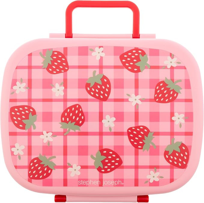 Stephen Joseph, Bento Box for Kids with 5-Compartment, Leak Proof Lid Lunch Box, BPA Free Bento B... | Amazon (US)