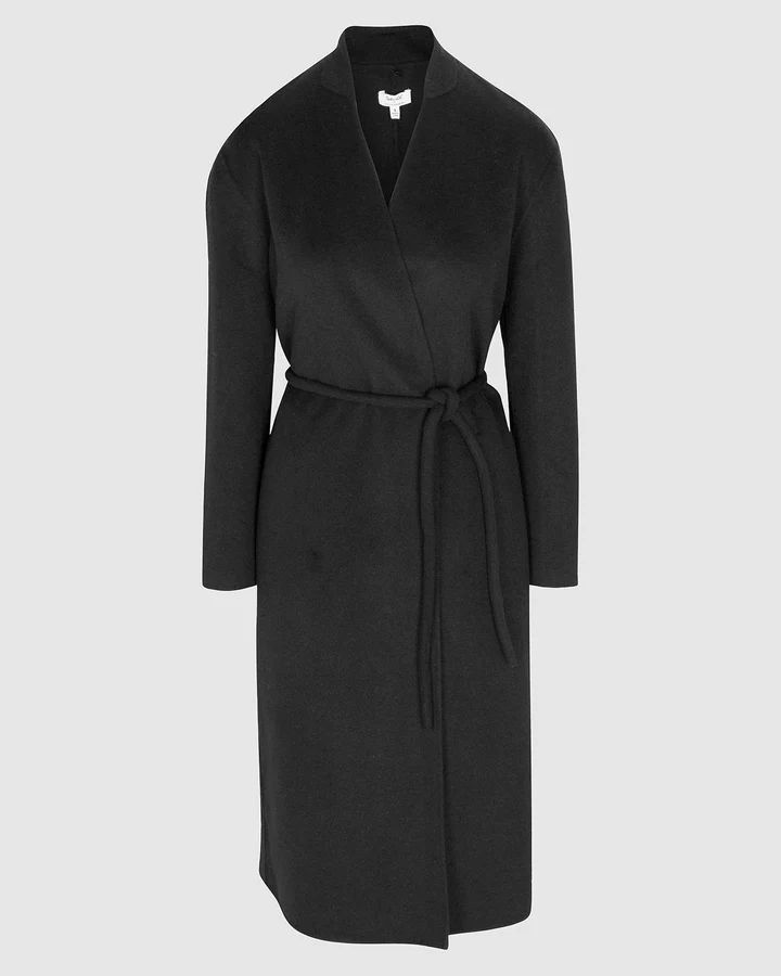 Splendid x Cella Jane Waist-Tie Wool Coat | Splendid