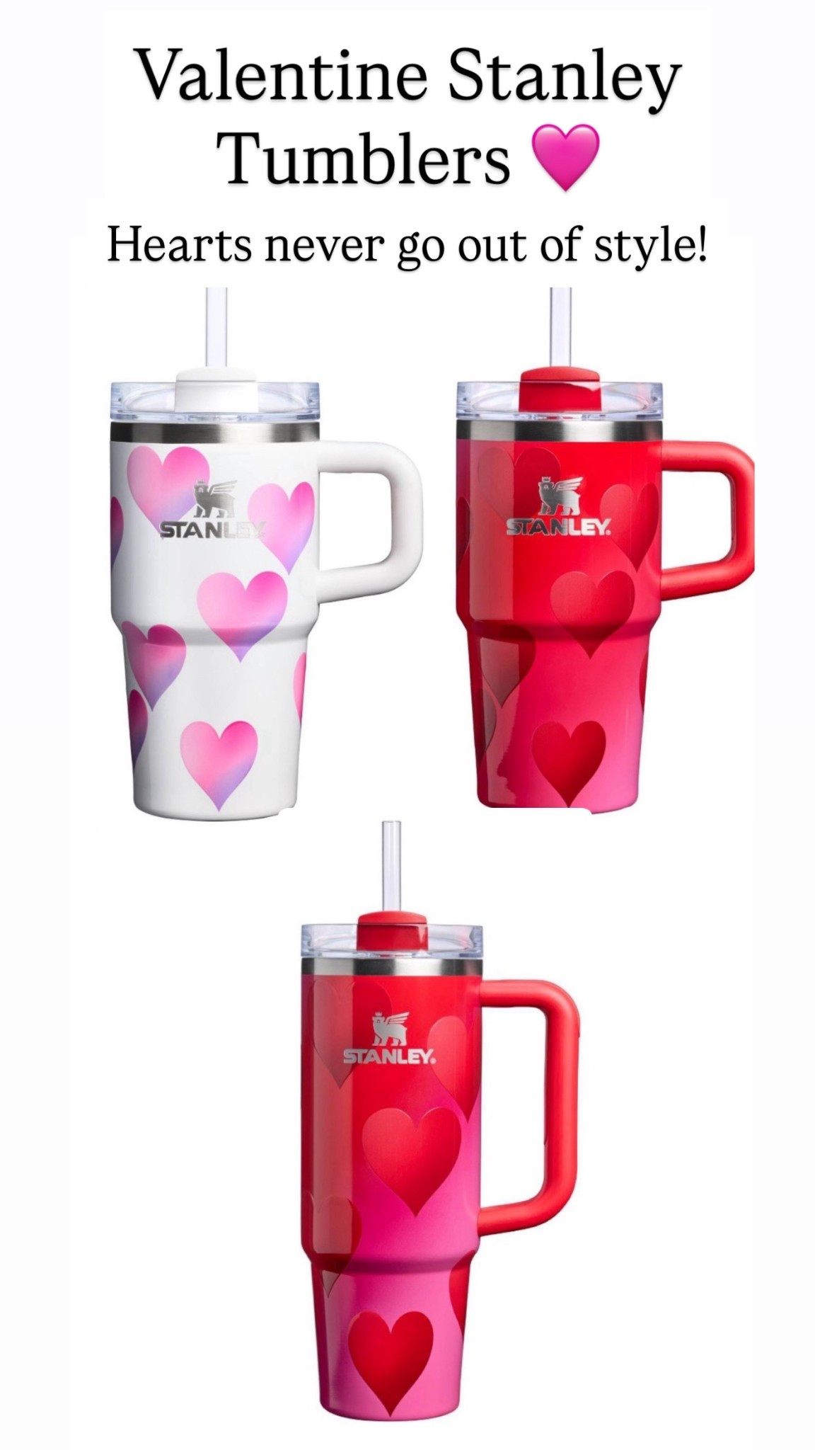 Stanley tumblers are perfect for Valentine’s Day 🩷

#LTKSeasonal