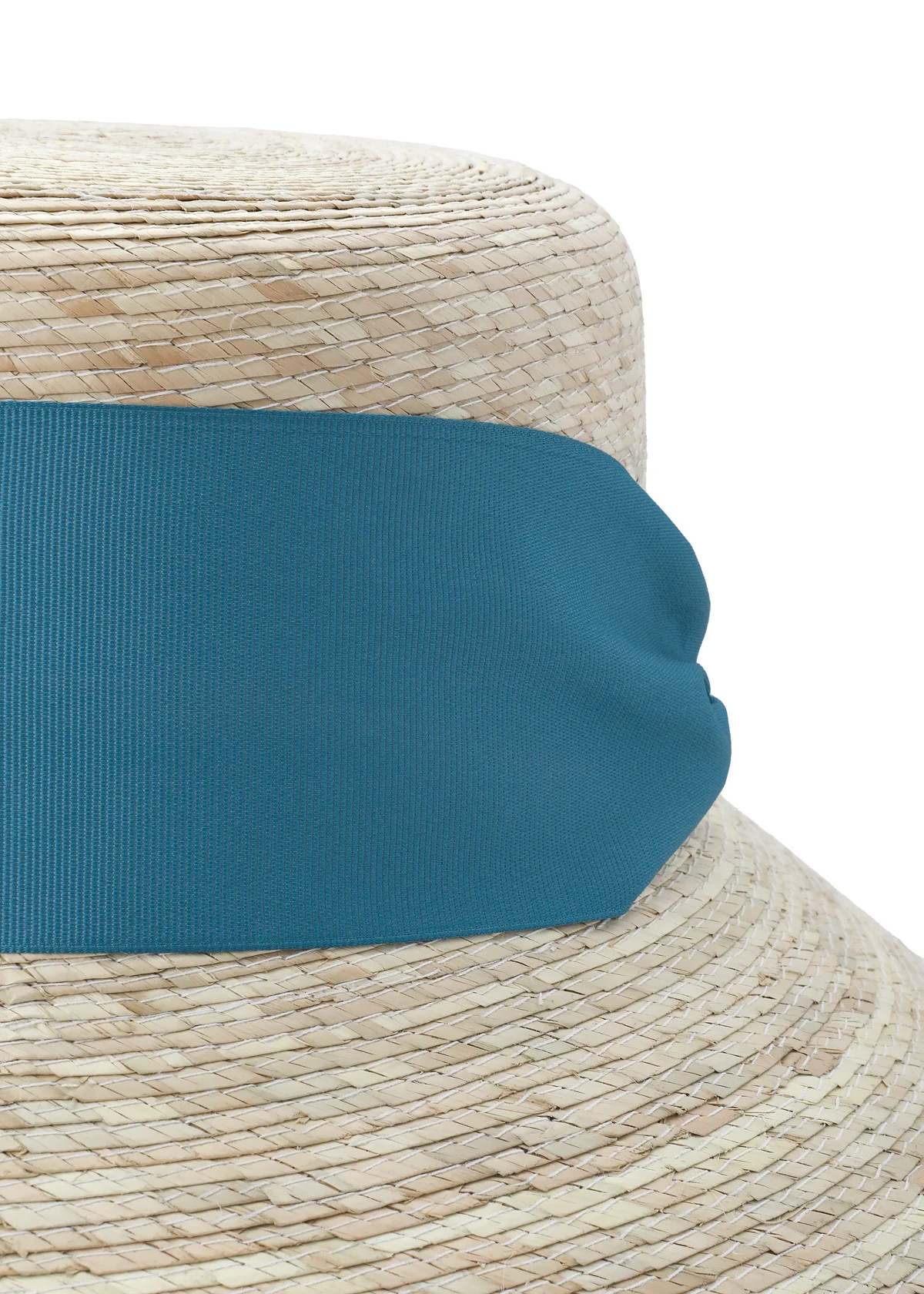 Clematis Bucket Hat With Wide & Short French Blue Grosgrain Ribbon | Over The Moon