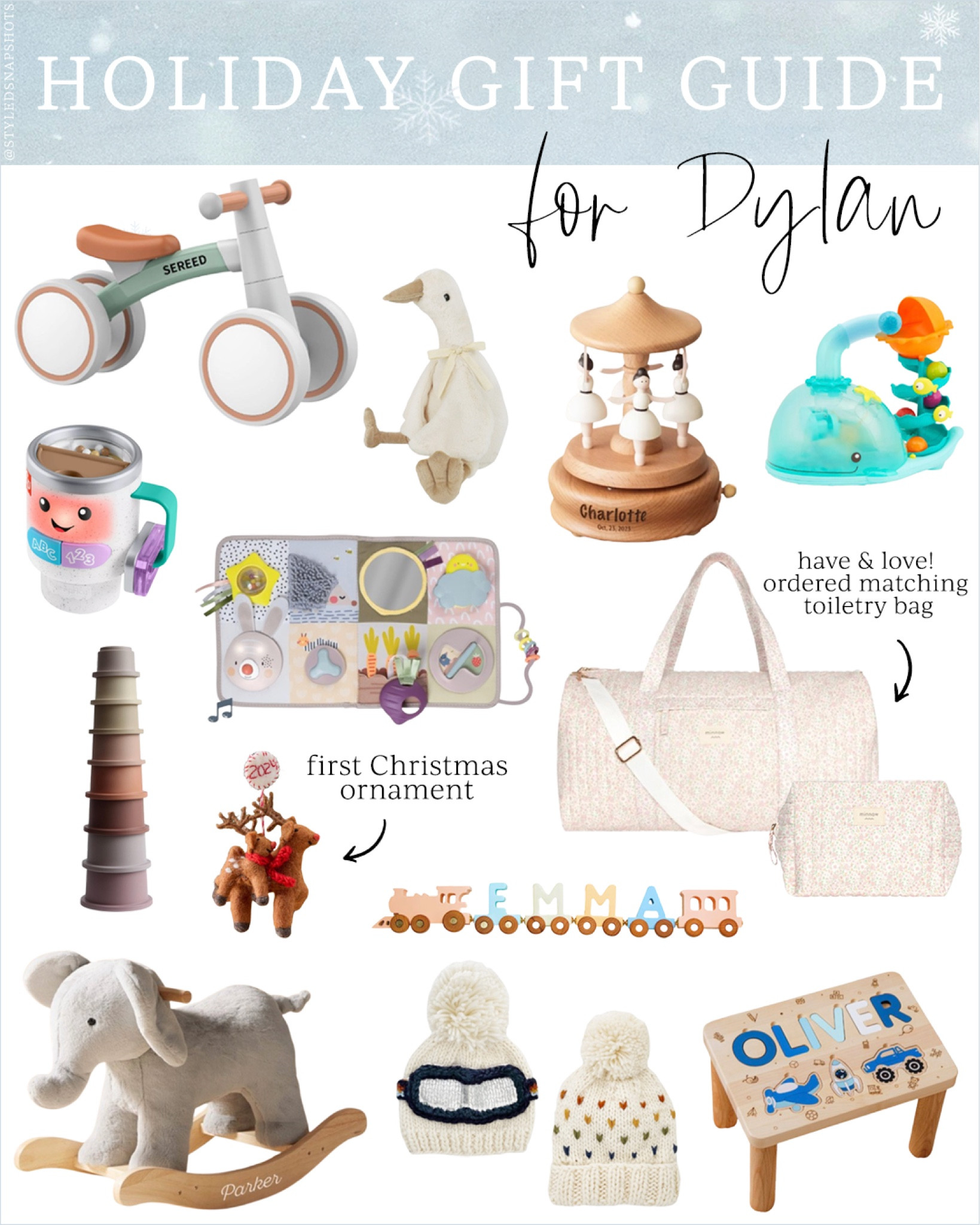 Dylan gift guide, baby gift guide, baby girl gift guide 

#LTKHoliday #LTKGiftGuide #LTKBaby