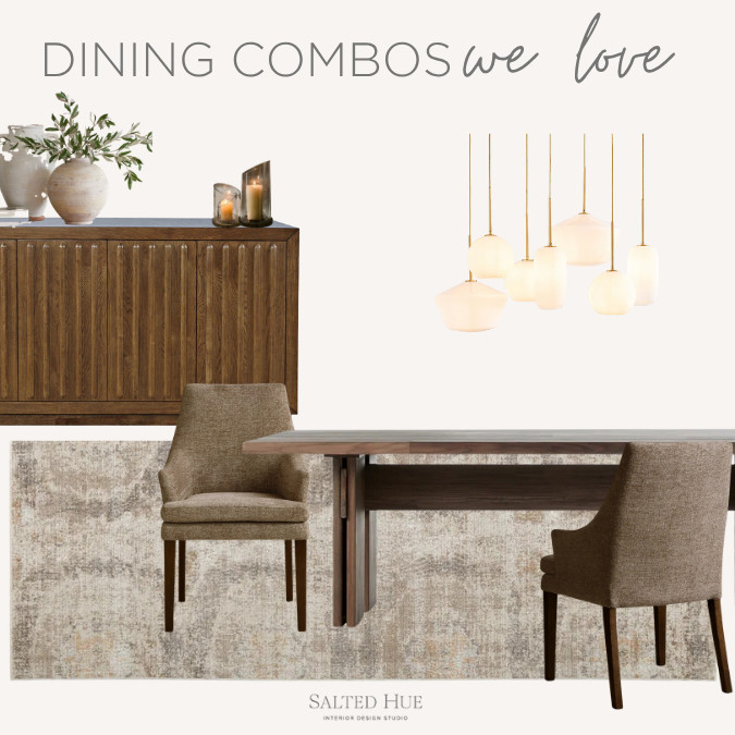With the holidays approaching, there's no better time to get your dining space in tip top shape.  Whether you need a larger dining room table, comfier dining chairs, or a full overhaul, we made put together a few of our favorite dining combos to simplify shopping for your space. 

 

 #LTKHome #LTKStyleTip