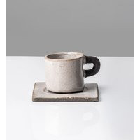 Espresso Ceramic Cup With Saucer - Handmade Coffee Gift Ideas | Etsy (US)