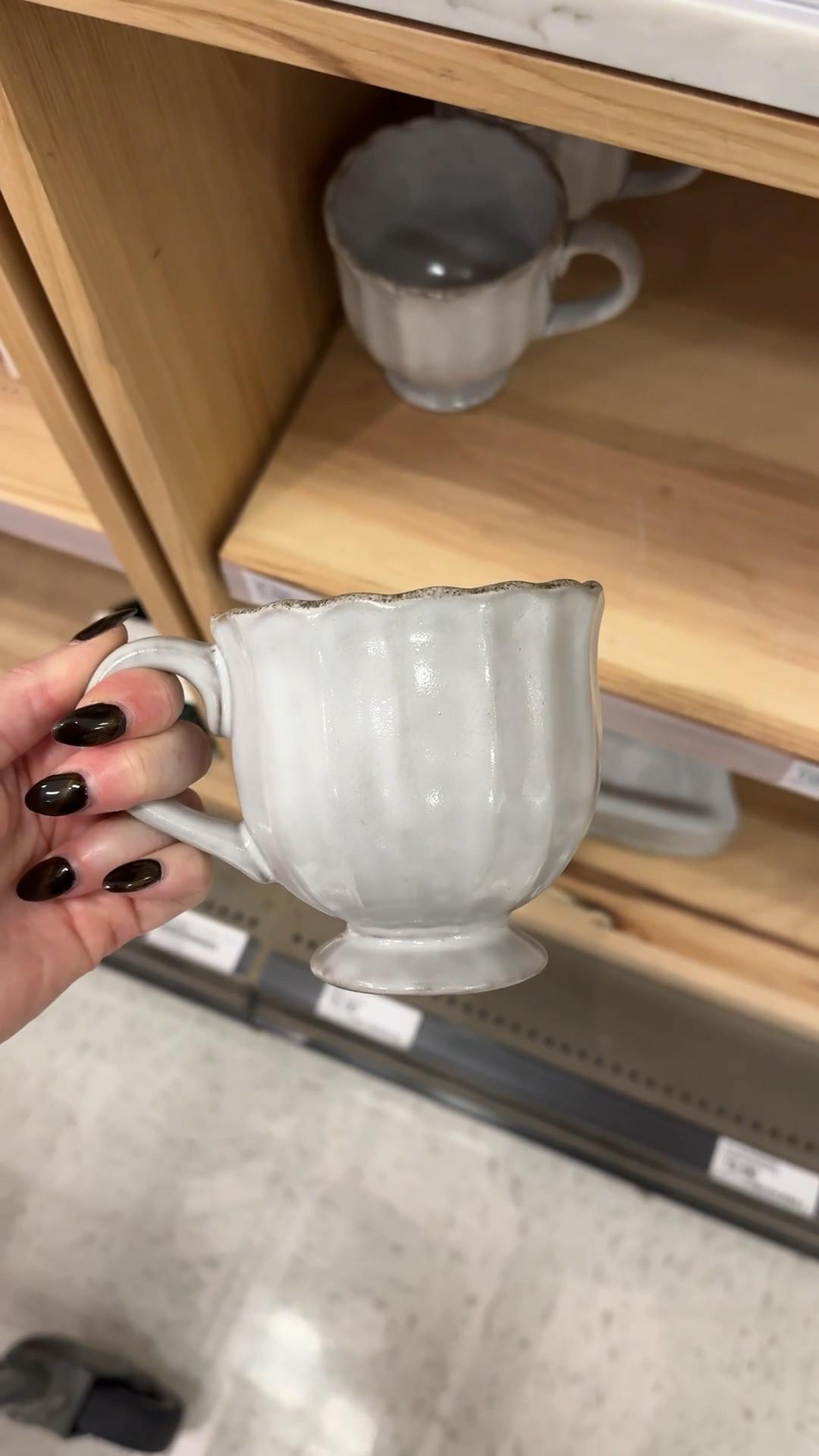 the perfect mug 🥹 i love the little scalloped edge

#target #mug #christmasmug #rusticmug #romanticmug #organicmug #ceramicmug #scallopededge

#LTKHoliday #LTKselfcare #LTKfoodie
