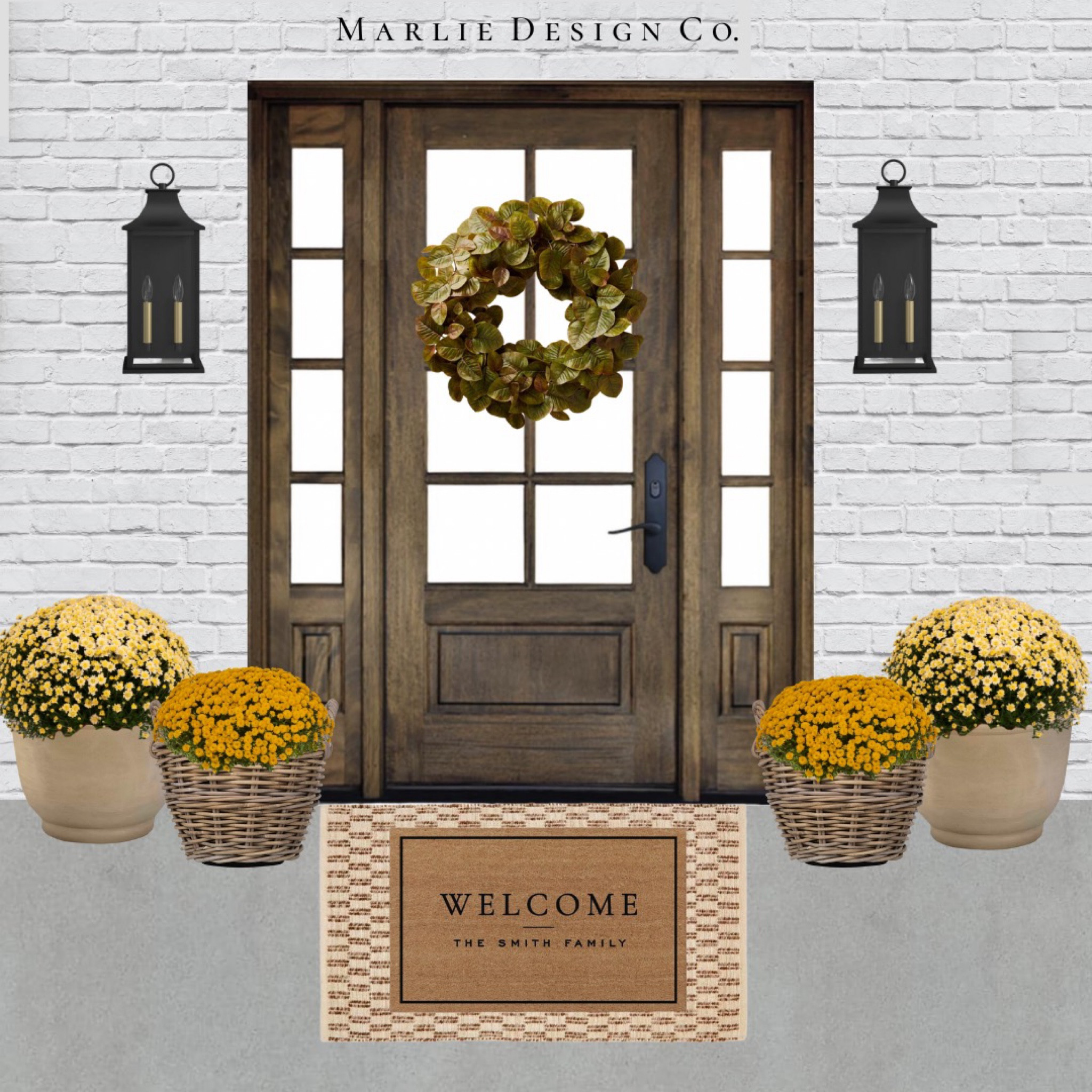 Fall Porch Decor | Amazon home | Wayfair | Target | at home | studio McGee | Etsy | doormat | fall wreath | outdoor rug | porch rug | planter | wicker planter | rattan planter | outdoor sconce | porch light | mums | fall decor | rocking chair | Walmart 

#LTKunder100 #LTKhome #LTKSeasonal