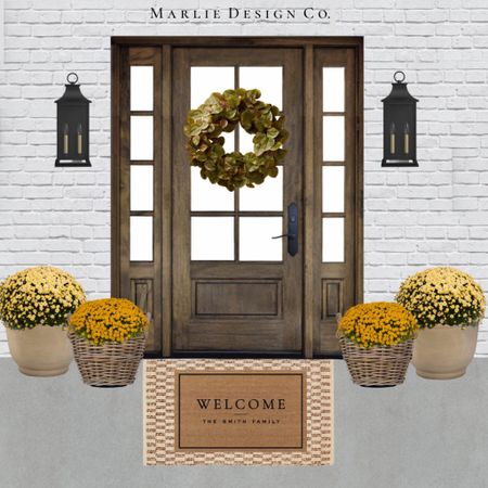 Fall Porch Decor | Amazon home | Wayfair | Target | at home | studio McGee | Etsy | doormat | fall wreath | outdoor rug | porch rug | planter | wicker planter | rattan planter | outdoor sconce | porch light | mums | fall decor | rocking chair | Walmart 

#LTKunder100 #LTKhome #LTKSeasonal