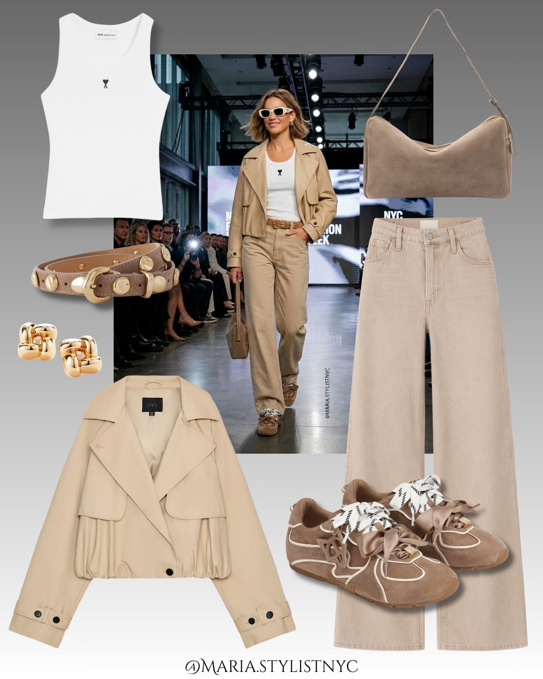 Soft tones + statement sneakers 👟 

#LTKootd #LTKSeasonal #LTKgrwm