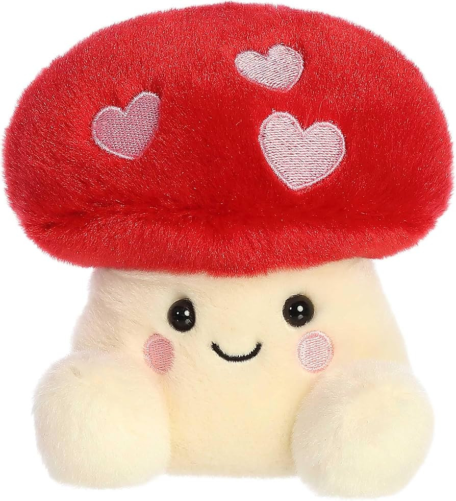 Aurora® Adorable Palm Pals™ Aislyn Heart Mushroom™ Stuffed Animal - Pocket-Sized Play - Coll... | Amazon (US)