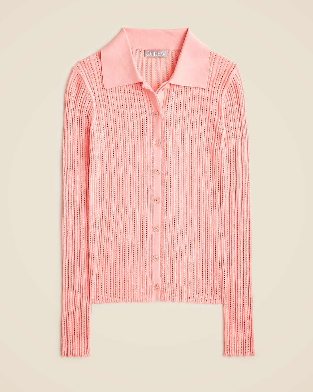Ribbed tulle-trim sweater-tee in premium ultra-fine cotton | J. Crew US