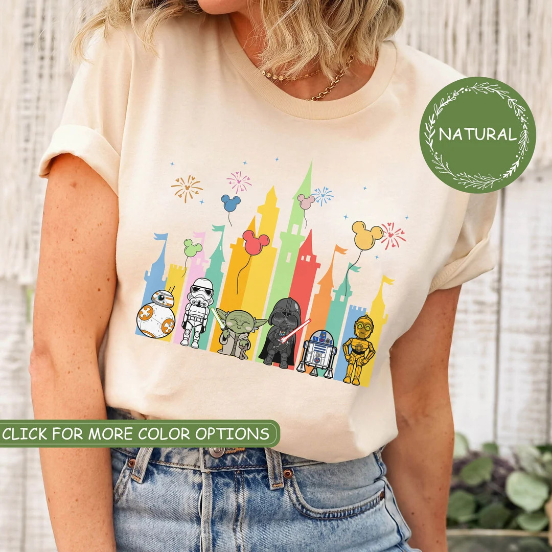 Vintage Star Wars Balloons Shirt, Disney Star Wars Shirt, Star Wars Disney Group Shirt, Star Wars... | Etsy (US)